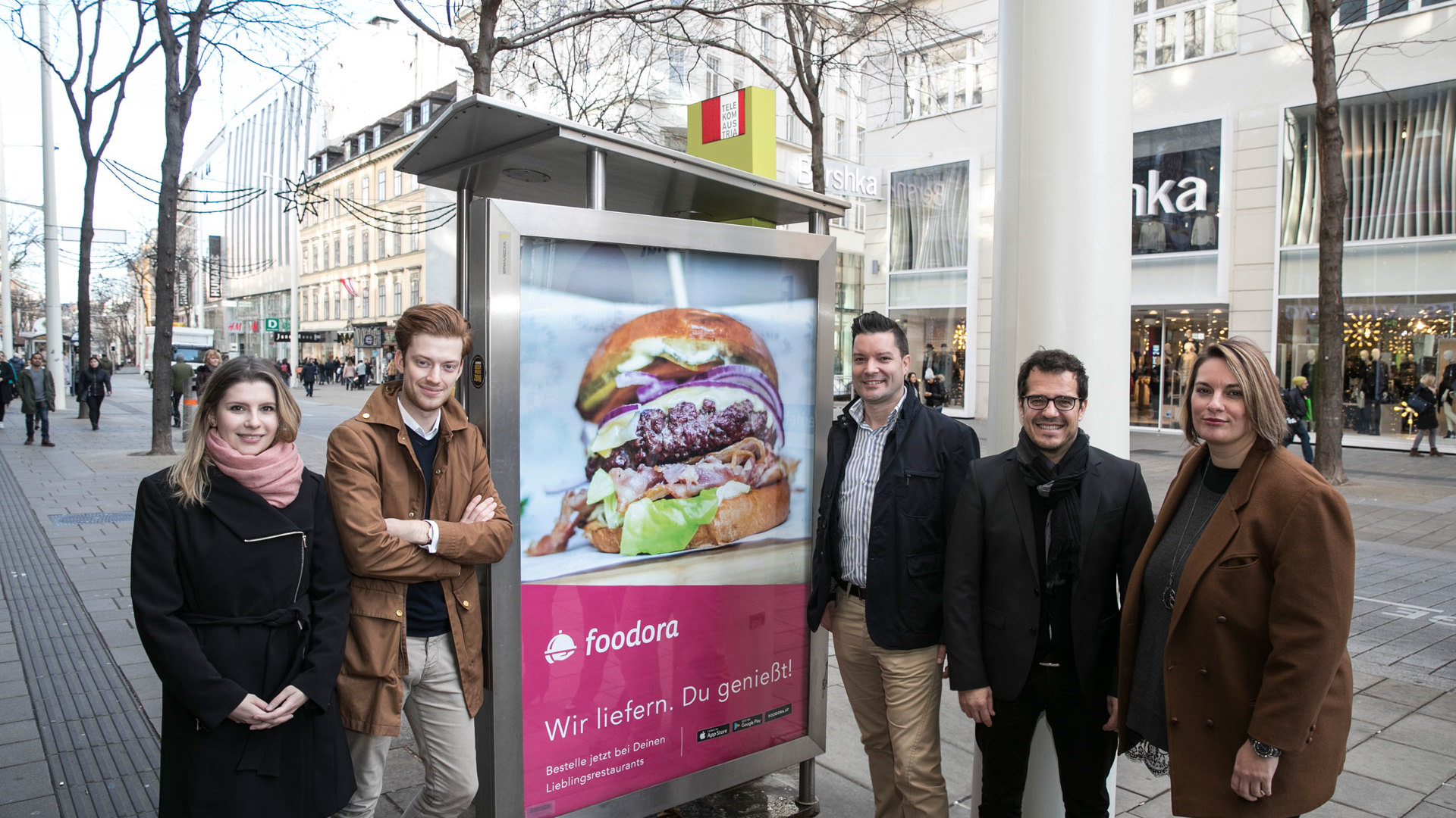 Epamedia Neukunde Foodora Setzt Auf Qualitatsstandorte Von Epamedia In Wien