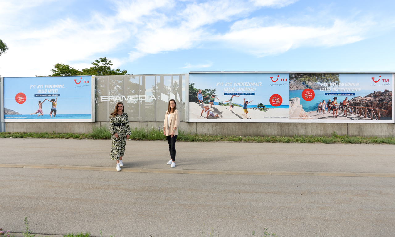 V.l.: Gabriela Subasic (EPAMEDIA), Sophie Enzinger (TUI). © EPAMEDIA           