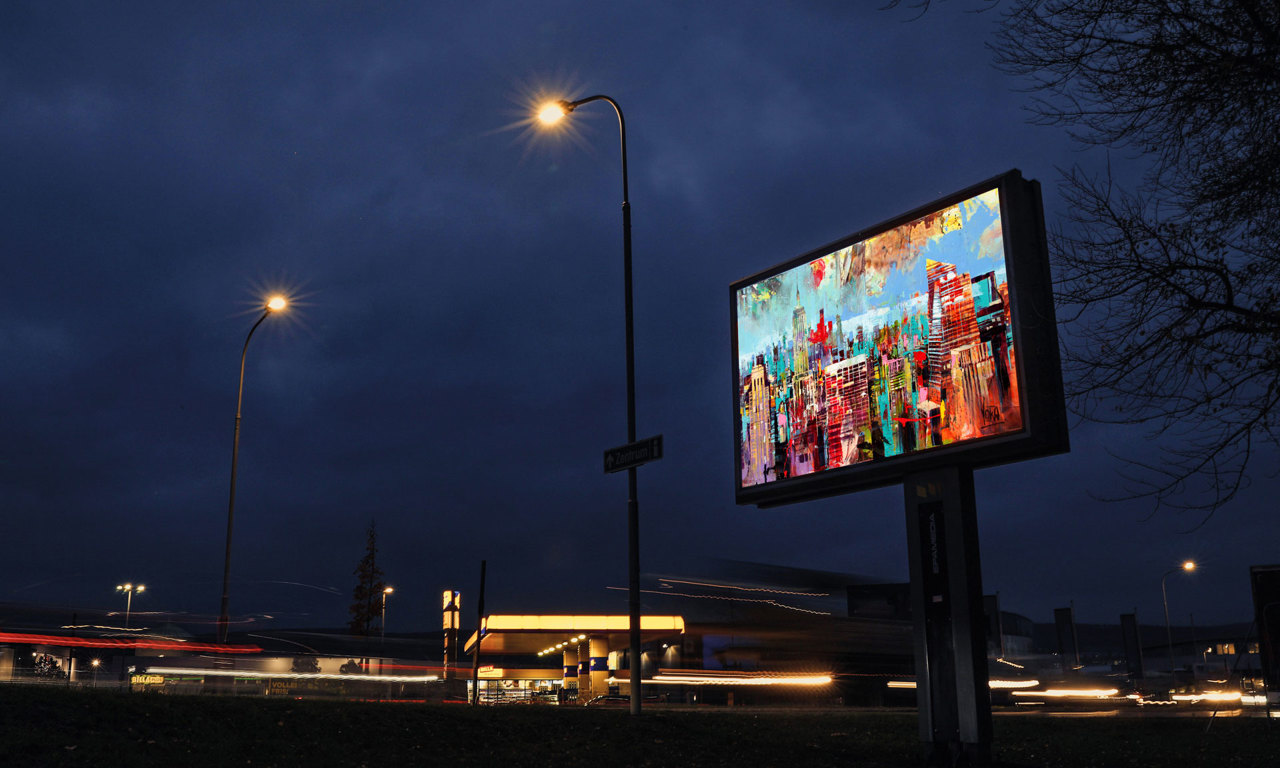 Digitale Posterlights in Premium-Qualität sind nun auch in Ober- und Niederösterreich sowie im Burgenland verfügbar. Am Bild: DPL in Eisenstadt.© EPAMEDIA