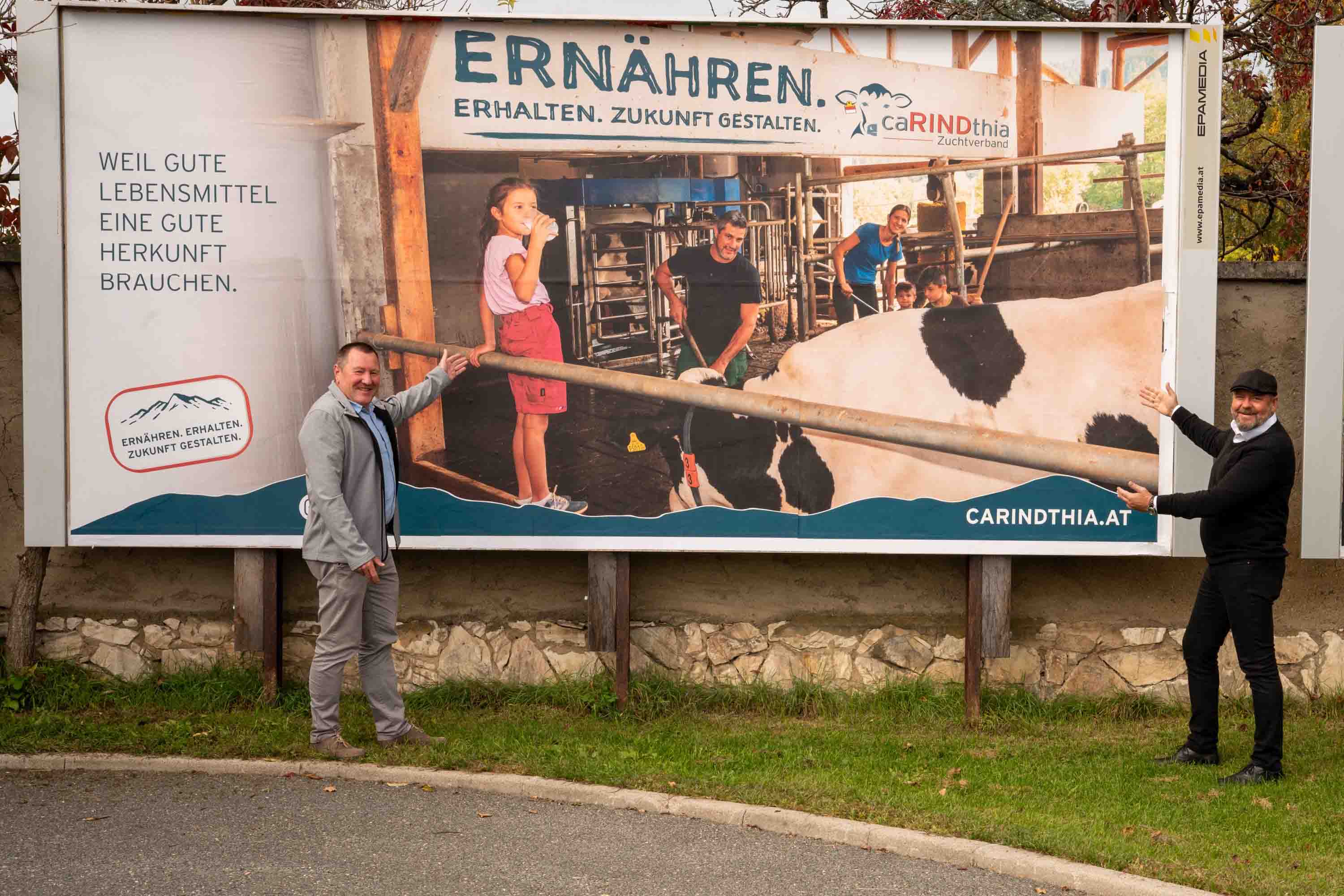 V.l.n.r.: Ing. Ernst Lagger (Geschäftsführer, caRINDthia ZVB eGen), Roland Simonetitsch (Regionalleitung Kärnten und Osttirol, EPAMEDIA) ©EPAMEDIA 