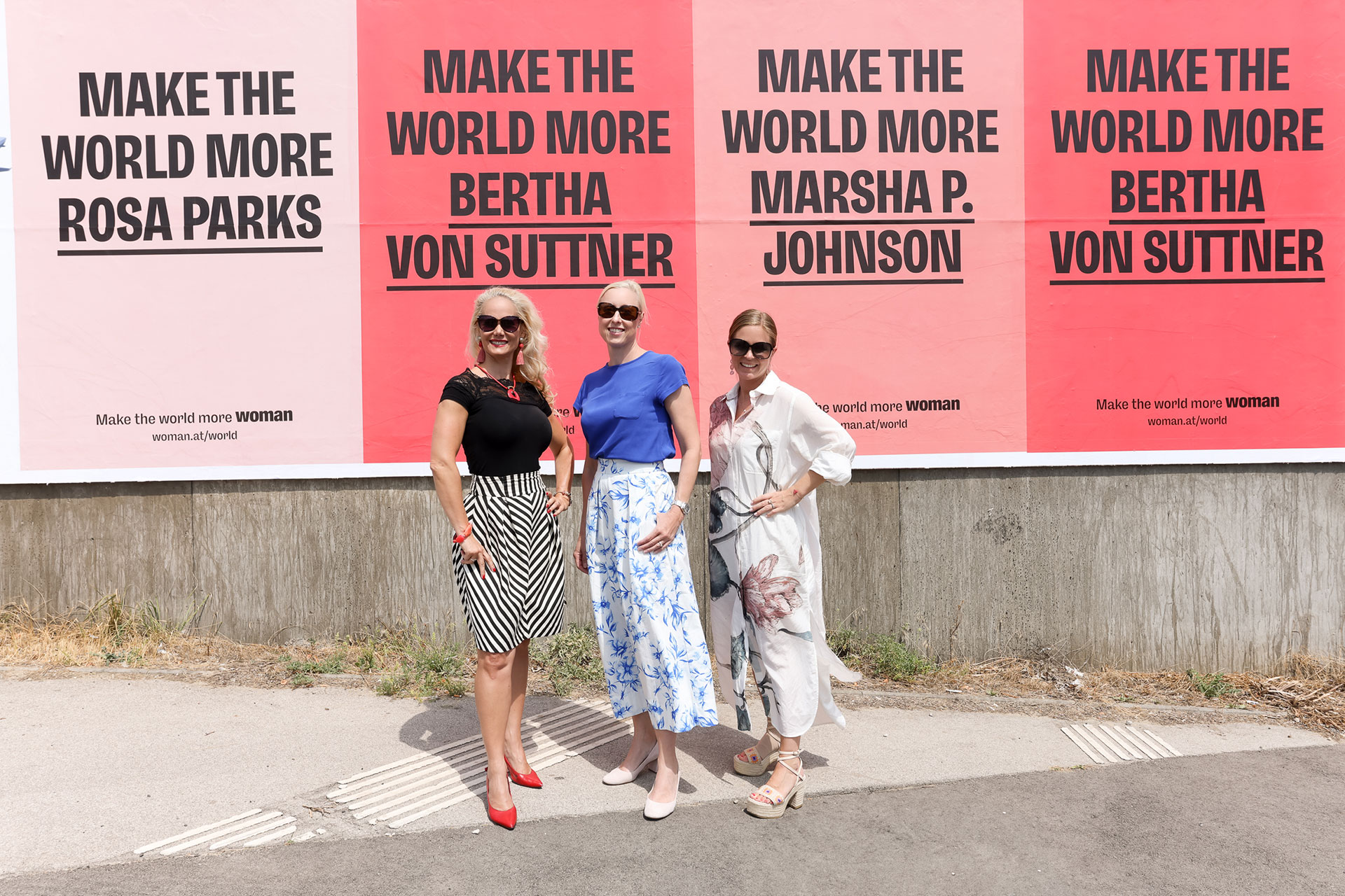 V. l. n. r.: Claudia Mohr-Stradner (CSO EPAMEDIA), Kerstin Gruber (Director of Operations WOMAN World), Melanie Zingl (Chefredakteur WOMAN) © EPAMEDIA