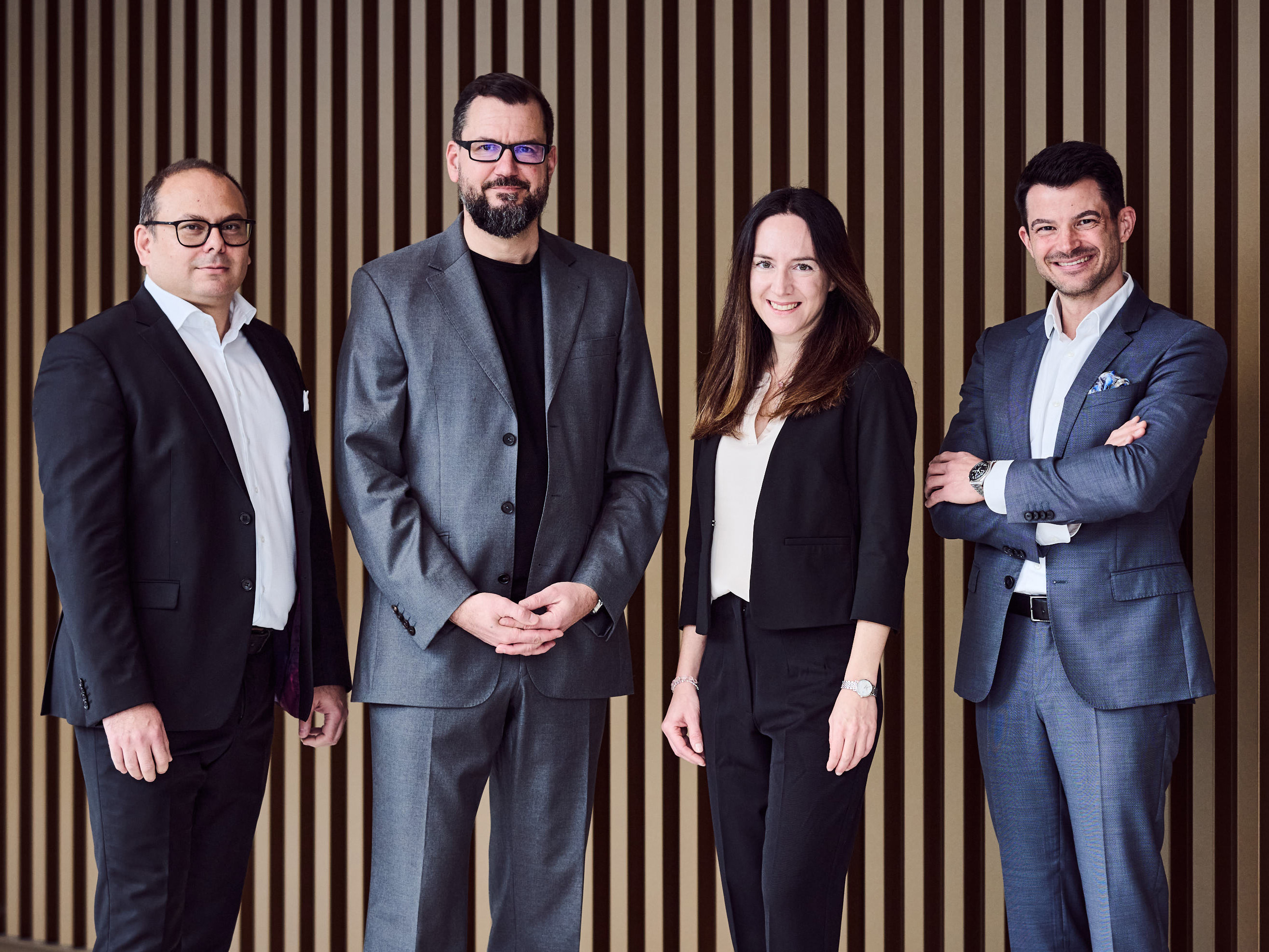 V.l.n.r.: Nazim Savtur (COO, EPAMEDIA), Alexander Labschütz (CEO, EPAMEDIA), Petra Lang (Director Agency Sales, Client Service & Digital, EPAMEDIA), Jochen Kaiblinger (Director Regional Sales & Marketing, EPAMEDIA) ©EPAMEDIA ©Marek Knopp